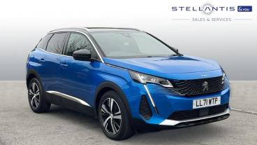SPOTICAR Peugeot 3008 1.2 Puretech Gt Euro 6 (s/s) 5dr Used Car - Suv Petrol Blue - Nottingham - 1200579732_1