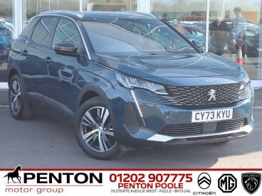 SPOTICAR Peugeot 3008 1.2 Puretech Active Eat Euro 6 (s/s) 5dr Used Car - Suv Petrol Blue - Poole - 1200583070_1