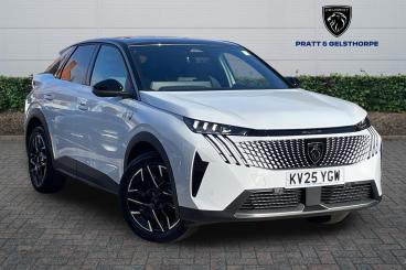 SPOTICAR Peugeot 3008 1.2 Hybrid Gt E-dsc6 Euro 6 (s/s) 5dr Used Car - Suv Hybrid White - Newark On Trent - 1200585631_1