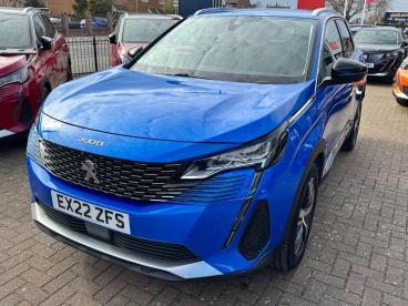 SPOTICAR Peugeot 3008 1.5 Bluehdi Allure Premium Eat Euro 6 (s/s) 5dr Used Car - Suv Diesel Blue - Colchester - 1200588651_4