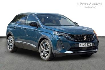 SPOTICAR Peugeot 3008 1.2 Puretech Active Premium + Eat Euro 6 (s/s) 5dr Used Car - Suv Petrol Blue - Castleford - 1200593684_1