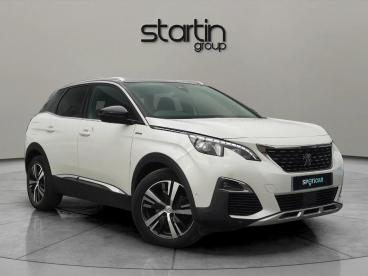 SPOTICAR Peugeot 3008 1.5 Bluehdi Gt Line Eat Euro 6 (s/s) 5dr Used Car - Suv Diesel White - Worcester - 1200594176_1