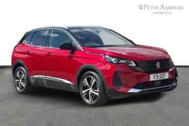 SPOTICAR Peugeot 3008 1.5 Bluehdi Gt Eat Euro 6 (s/s) 5dr Used Car - Suv Diesel Red - Castleford - 1200594426_1