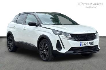 SPOTICAR Peugeot 3008 1.2 Puretech Gt Eat Euro 6 (s/s) 5dr Used Car - Suv Petrol White - Castleford - 1200605382_1