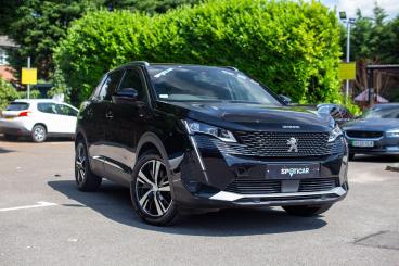 SPOTICAR Peugeot 3008 1.5 Bluehdi Gt Eat Euro 6 (s/s) 5dr Used Car - Suv Diesel Black - Hinckley - 1200607807_1