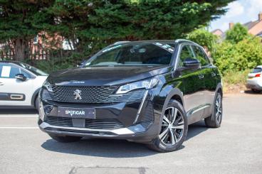 SPOTICAR Peugeot 3008 1.5 Bluehdi Gt Eat Euro 6 (s/s) 5dr Used Car - Suv Diesel Black - Hinckley - 1200607807_4
