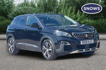 SPOTICAR Peugeot 3008 1.6 Bluehdi Allure Eat Euro 6 (s/s) 5dr Used Car - Suv Diesel Black - Chichester - 1200610301_1