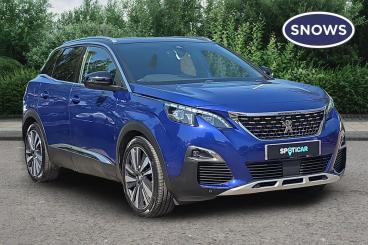 SPOTICAR Peugeot 3008 1.6 13.2kwh Gt E-eat 4wd Euro 6 (s/s) 5dr Used Car - Suv Plug-in Hybrid Blue - Basingstoke - 1200618318_1