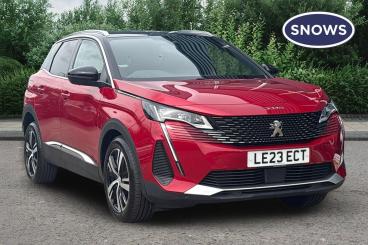 SPOTICAR Peugeot 3008 1.2 Puretech Gt Eat Euro 6 (s/s) 5dr Used Car - Suv Petrol Red - Chichester - 1200626501_1