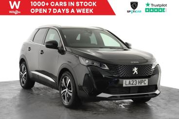 SPOTICAR Peugeot 3008 1.2 Puretech Gt Eat Euro 6 (s/s) 5dr Used Car - Suv Petrol Black - Epsom - 1200629880_1