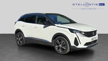 SPOTICAR Peugeot 3008 1.5 Bluehdi Gt Eat Euro 6 (s/s) 5dr Used Car - Suv Diesel White - Godalming - 1200630280_1