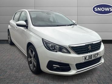 SPOTICAR Peugeot 308 1.5 Bluehdi Allure Eat Euro 6 (s/s) 5dr Used Car - Saloon Diesel White - Newbury - 1200554459_1