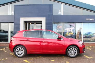 SPOTICAR Peugeot 308 1.2 Puretech Allure Premium Eat Euro 6 (s/s) 5dr Used Car - Saloon Petrol Red - Bulkington - 1200569624_4