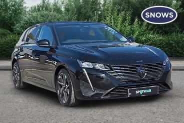 SPOTICAR Peugeot 308 1.5 Bluehdi Allure Premium Eat Euro 6 (s/s) 5dr Used Car - Saloon Diesel Black - Romsey - 1200590734_1