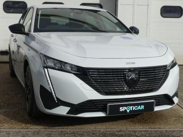 SPOTICAR Peugeot 308 1.2 Allure E-dsc6 Euro 6 (s/s) 5dr Used Car - Saloon Hybrid White - Devizes - 1200600113_1