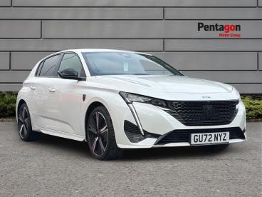 SPOTICAR Peugeot 308 1.2 Puretech Gt Eat Euro 6 (s/s) 5dr Used Car - Saloon Petrol White - Scunthorpe - 1200642401_1