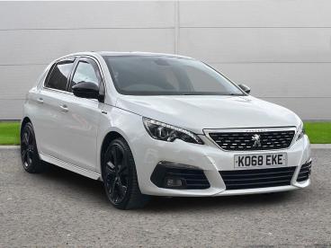 SPOTICAR Peugeot 308 1.5 Bluehdi Gt Line Euro 6 (s/s) 5dr Used Car - Saloon Diesel White - Selby - 1200644194_1