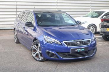 SPOTICAR Peugeot 308 Sw 2.0 Bluehdi Gt Eat Euro 6 (s/s) 5dr Used Car - Estate Diesel Blue - Stourbridge - 1200533580_1