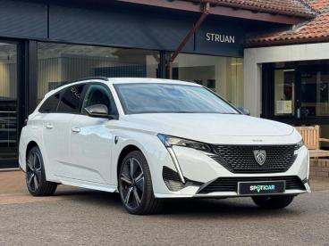 SPOTICAR Peugeot 308 Sw 1.2 Hybrid Gt E-dsc6 Euro 6 (s/s) 5dr Used Car - Estate Hybrid White - Perth - 1200547828_1