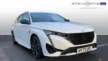 SPOTICAR Peugeot 308 Sw 1.6 12.4kwh Gt E-eat Euro 6 (s/s) 5dr Used Car - Estate Plug-in Hybrid White - Walton On Thames - 1200559872_1