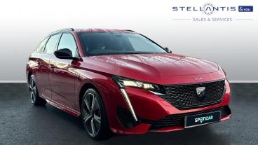 SPOTICAR Peugeot 308 Sw 1.2 Hybrid Gt E-dsc6 Euro 6 (s/s) 5dr Used Car - Estate Hybrid Red - Bristol - 1200563677_1