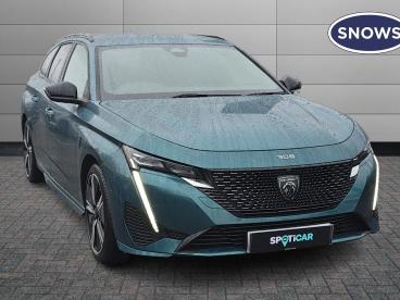 SPOTICAR Peugeot 308 Sw 1.2 Hybrid Gt E-dsc6 Euro 6 (s/s) 5dr Used Car - Estate Hybrid Blue - Basingstoke - 1200567613_1