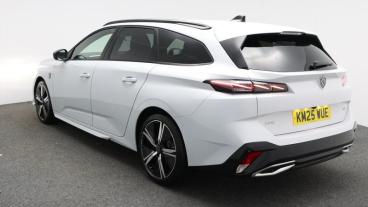 SPOTICAR Peugeot 308 Sw 1.2 Hybrid Gt E-dsc6 Euro 6 (s/s) 5dr Used Car - Estate Hybrid White - St. Austell - 1200568357_5