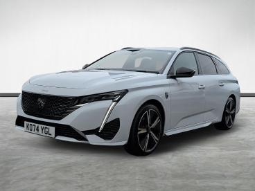 SPOTICAR Peugeot 308 Sw 1.2 Hybrid Gt E-dsc6 Euro 6 (s/s) 5dr Used Car - Estate Hybrid White - Northallerton - 1200573632_3