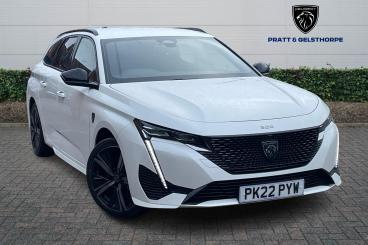 SPOTICAR Peugeot 308 Sw 1.6 12.4kwh Gt Premium E-eat Euro 6 (s/s) 5dr Used Car - Estate Plug-in Hybrid White - Newark On Trent - 1200574859_1