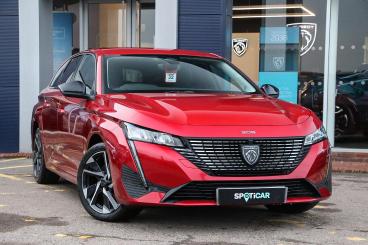 SPOTICAR Peugeot 308 Sw 1.5 Bluehdi Active Premium Eat Euro 6 (s/s) 5dr Used Car - Estate Diesel Red - Bulkington - 1200577179_1