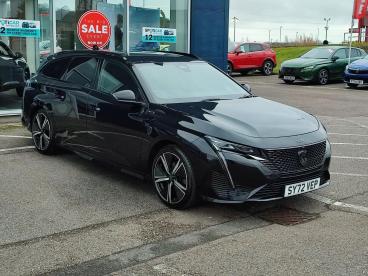 SPOTICAR Peugeot 308 Sw 1.2 Puretech Gt Eat Euro 6 (s/s) 5dr Used Car - Estate Petrol Black - Moray - 1200577404_1