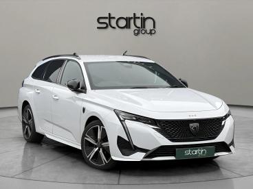 SPOTICAR Peugeot 308 Sw 1.2 Gt E-dsc6 Euro 6 (s/s) 5dr Used Car - Estate Hybrid White - Worcester - 1200585921_1