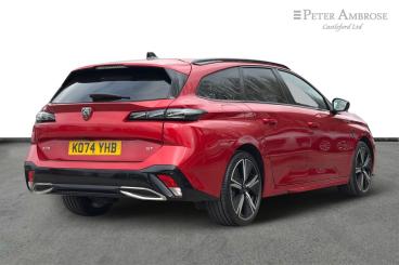 SPOTICAR Peugeot 308 Sw 1.2 Gt E-dsc6 Euro 6 (s/s) 5dr Used Car - Estate Hybrid Red - Castleford - 1200588050_3