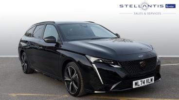 SPOTICAR Peugeot 308 Sw 1.5 Bluehdi Gt Eat Euro 6 (s/s) 5dr Used Car - Estate Diesel Black - Salford - 1200588396_1