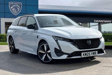 SPOTICAR Peugeot 308 Sw 1.2 Gt E-dsc6 Euro 6 (s/s) 5dr Used Car - Estate Hybrid White - Chester - 1200591181_1