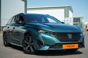 SPOTICAR Peugeot 308 Sw 1.2 Puretech Gt Premium Eat Euro 6 (s/s) 5dr Used Car - Estate Petrol Blue - Bromsgrove - 1200592677_1