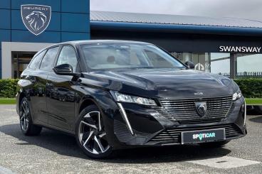 SPOTICAR Peugeot 308 Sw 1.2 Puretech Allure Premium Eat Euro 6 (s/s) 5dr Used Car - Estate Petrol Black - Chester - 1200599882_1