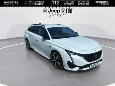 SPOTICAR Peugeot 308 Sw 1.2 Gt E-dsc6 Euro 6 (s/s) 5dr Used Car - Estate Hybrid White - Swansea - 1200605338_3