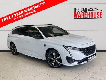 SPOTICAR Peugeot 308 Sw 1.2 Gt E-dsc6 Euro 6 (s/s) 5dr Used Car - Estate Hybrid White - Bridgend - 1200605400_1