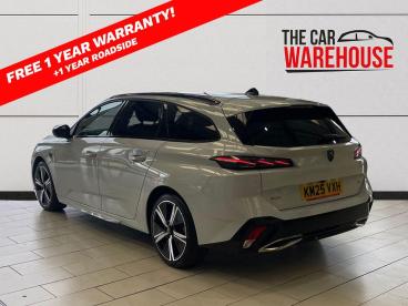 SPOTICAR Peugeot 308 Sw 1.2 Gt E-dsc6 Euro 6 (s/s) 5dr Used Car - Estate Hybrid White - Bridgend - 1200605400_2