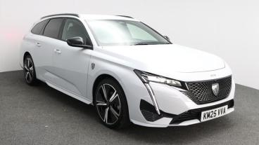 SPOTICAR Peugeot 308 Sw 1.2 Gt E-dsc6 Euro 6 (s/s) 5dr Used Car - Estate Hybrid White - St. Austell - 1200608802_1