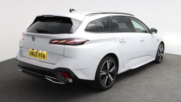 SPOTICAR Peugeot 308 Sw 1.2 Gt E-dsc6 Euro 6 (s/s) 5dr Used Car - Estate Hybrid White - St. Austell - 1200608802_3