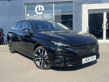 SPOTICAR Peugeot 308 Sw 1.2 Allure E-dsc Euro 6 (s/s) 5dr Used Car - Estate Hybrid Black - Watford - 1200617451_1