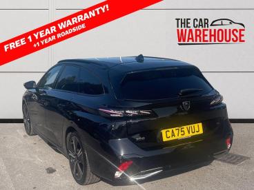 SPOTICAR Peugeot 308 Sw 1.2 Gt E-dsc6 Euro 6 (s/s) 5dr Used Car - Estate Hybrid Black - Bridgend - 1200625281_2