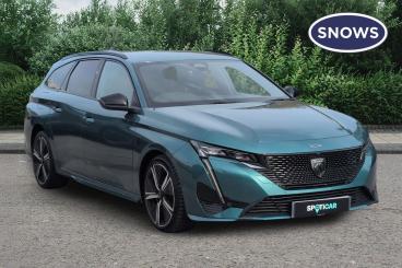 SPOTICAR Peugeot 308 Sw 1.5 Bluehdi Gt Eat Euro 6 (s/s) 5dr Used Car - Estate Diesel Blue - Newbury - 1200630200_1