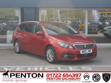 SPOTICAR Peugeot 308 Sw 1.2 Puretech Allure Premium Eat Euro 6 (s/s) 5dr Used Car - Estate Petrol Red - Salisbury - 1200635635_1