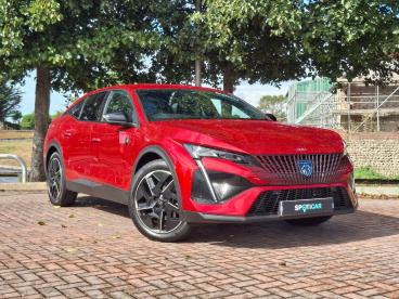 SPOTICAR Peugeot 408 1.6 12.4kwh Gt Fastback E-eat Euro 6 (s/s) 5dr Used Car - Saloon Plug-in Hybrid Red - Worthing - 1200529087_1