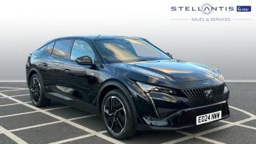 SPOTICAR Peugeot 408 1.6 12.4kwh Gt Fastback E-eat Euro 6 (s/s) 5dr Used Car - Saloon Plug-in Hybrid Black - Chingford - 1200542972_1