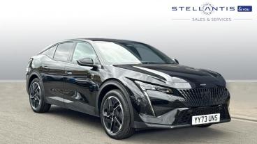 SPOTICAR Peugeot 408 1.6 12.4kwh Gt Fastback E-eat Euro 6 (s/s) 5dr Used Car - Saloon Plug-in Hybrid Black - Sheffield - 1200543450_1