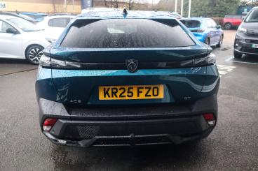 SPOTICAR Peugeot 408 1.2 Hybrid Gt Fastback E-dsc6 Euro 6 (s/s) 5dr Used Car - Saloon Hybrid Blue - Leamington - 1200558921_4